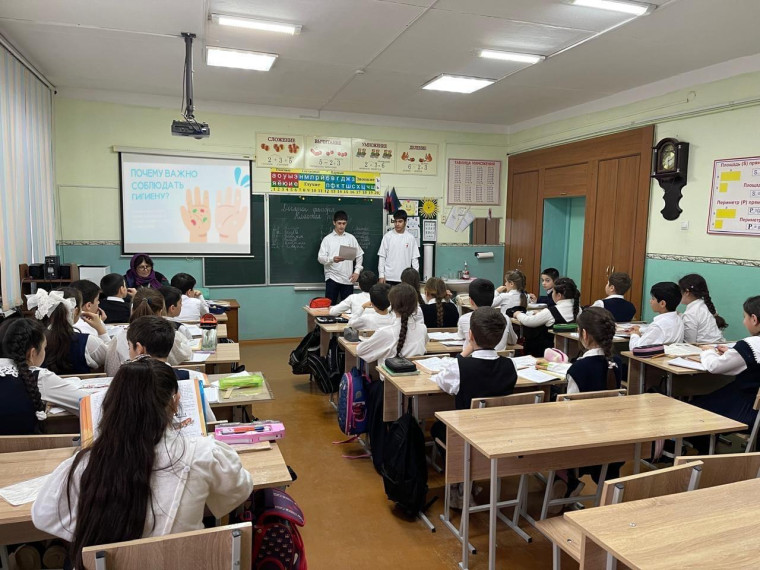Встреча с студентами-медиками.